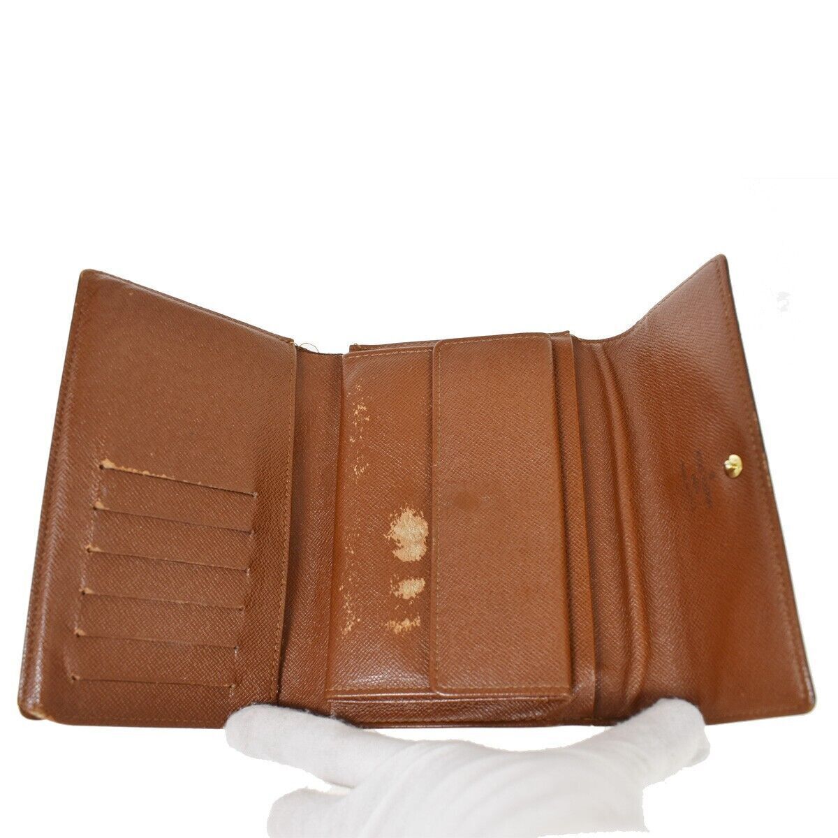 LOUIS VUITTON Porte Tresor Etui Papier Trifold Wallet Monogram BN M61202 02AD223