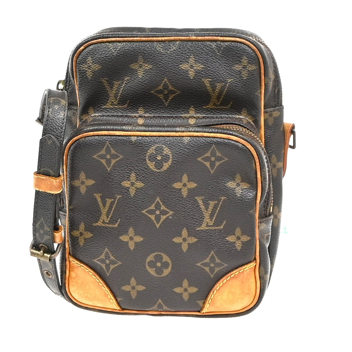 LOUIS VUITTON Amazon Crossbody Shoulder Bag Monogram Leather BN M45236 80KC694