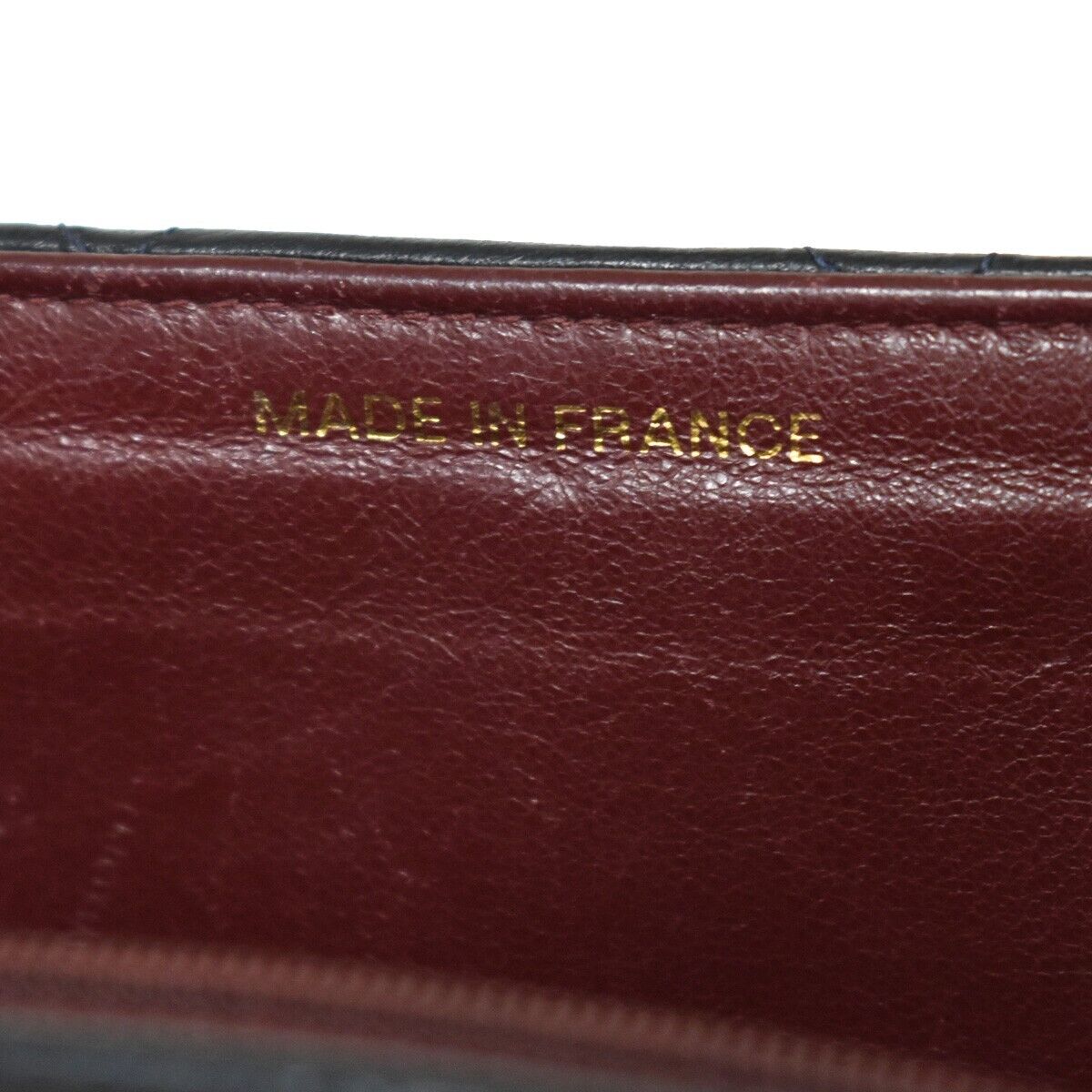 CHANEL CC Logo Matelasse 25 Chain Shoulder Bag Leather Blue GHW Vintage 850RJ158