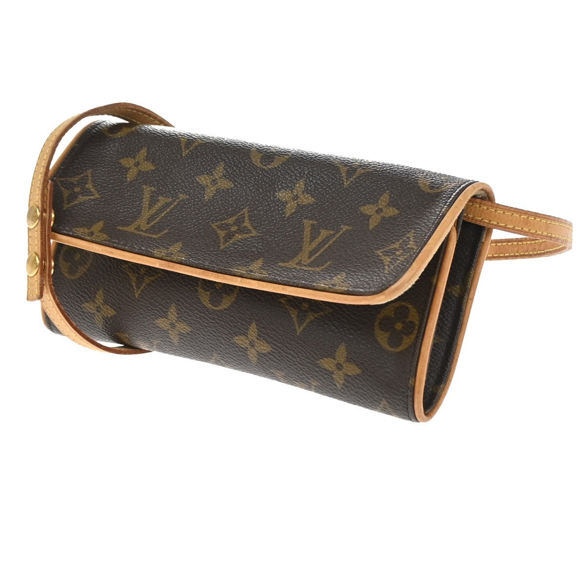 LOUIS VUITTON Pochette Twin PM 2Way Shoulder Clutch Bag Monogram M51854 34PA037