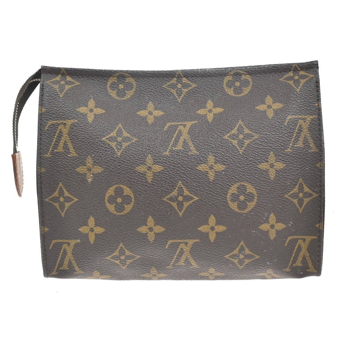LOUIS VUITTON Poche Toilette 19 Clutch Pouch Bag Monogram Leather M47544 66KC433