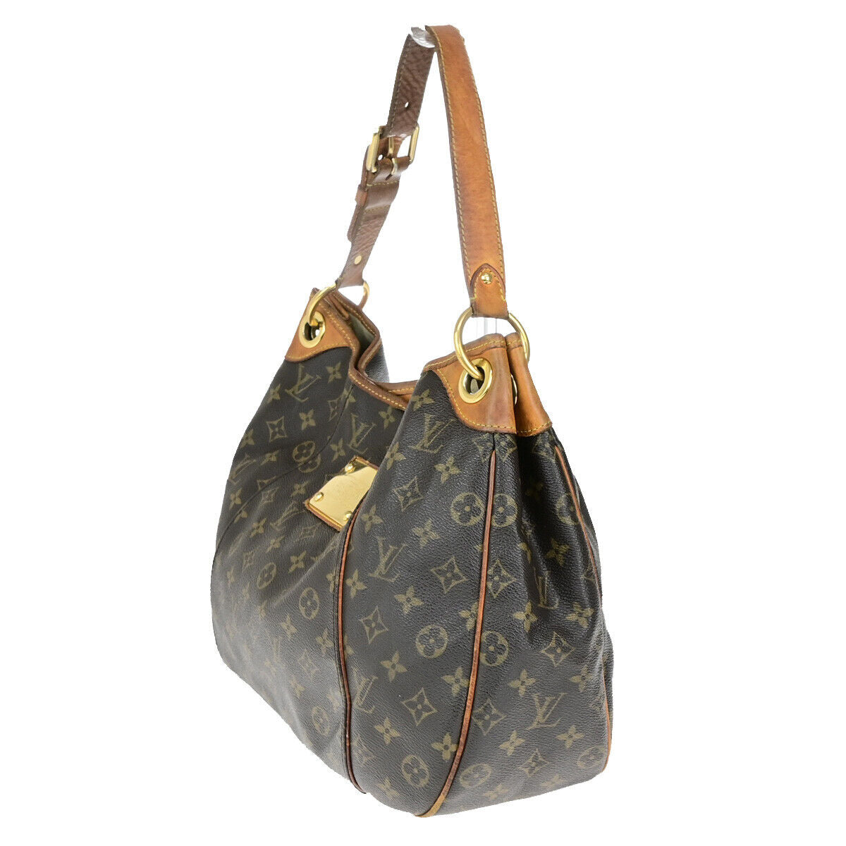 LOUIS VUITTON Galliera PM Shoulder Bag Monogram Leather Brown GD M56382 78YG580