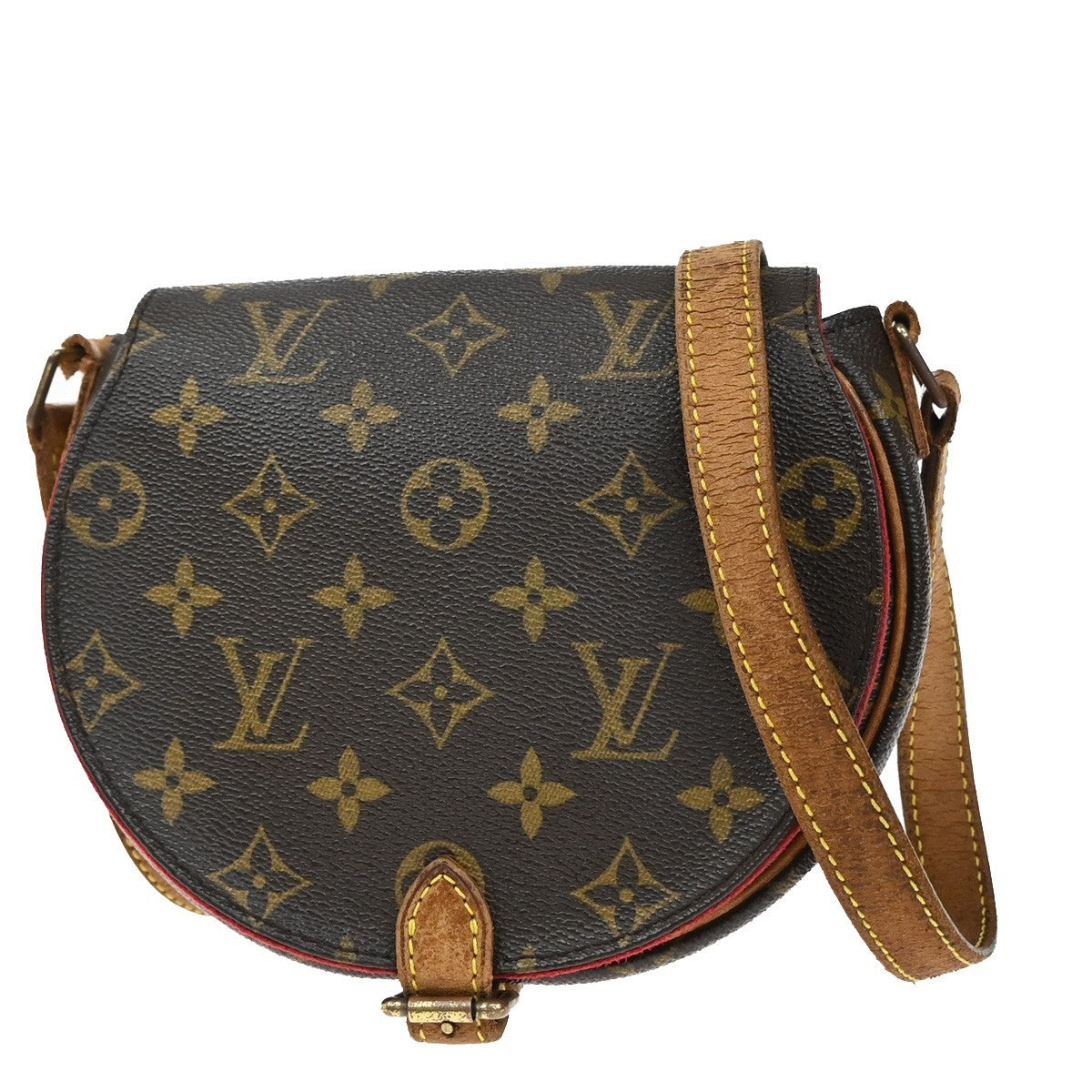 LOUIS VUITTON LV Tambourine Shoulder Bag Monogram Leather Brown M51179 87KP096