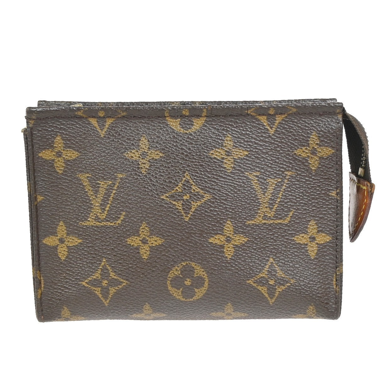 LOUIS VUITTON Poche Toilette 15 Clutch Pouch Bag Monogram Leather M47546 09CA899