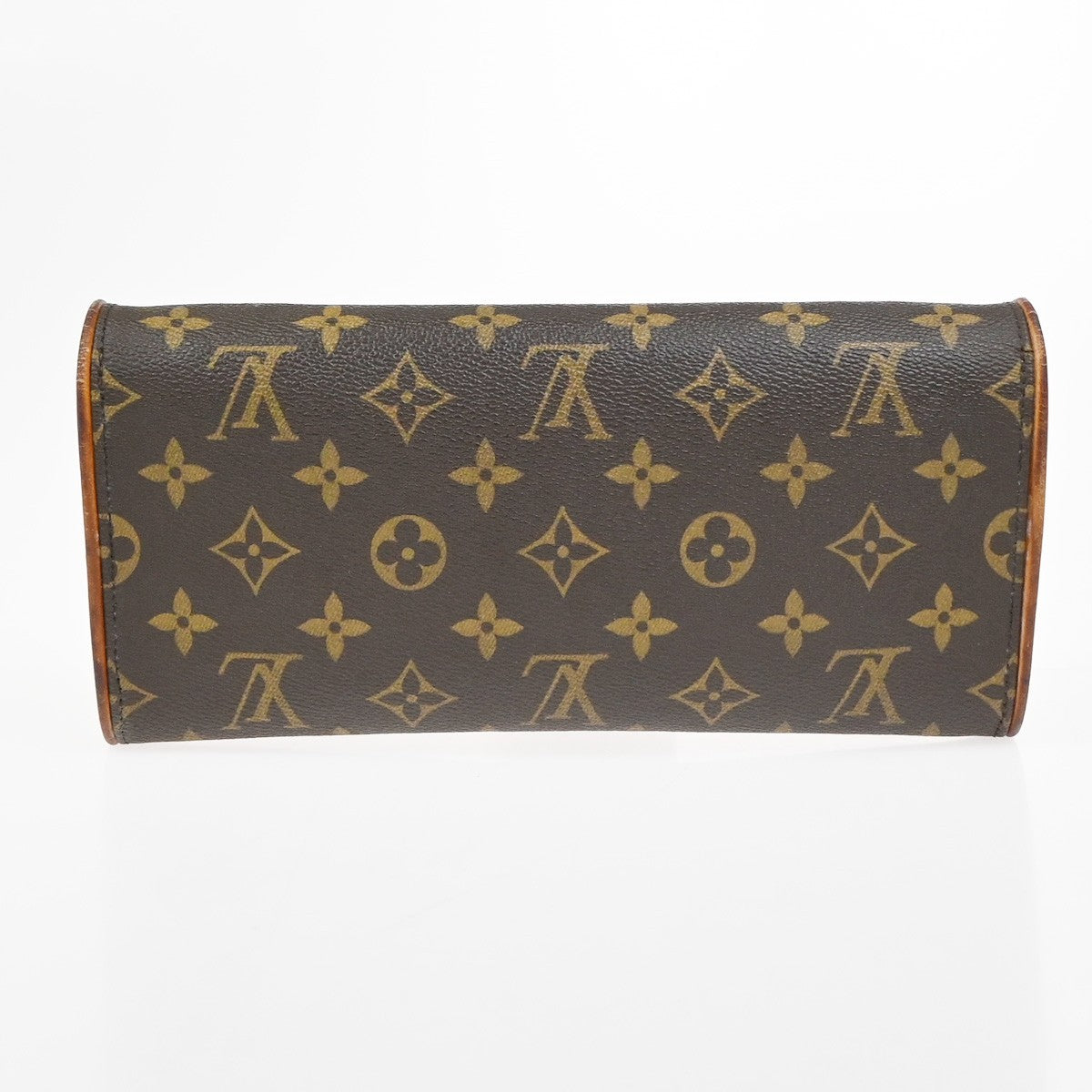 LOUIS VUITTON Pochette Twin GM Clutch Bag Monogram Brown USA M51852 66YJ037