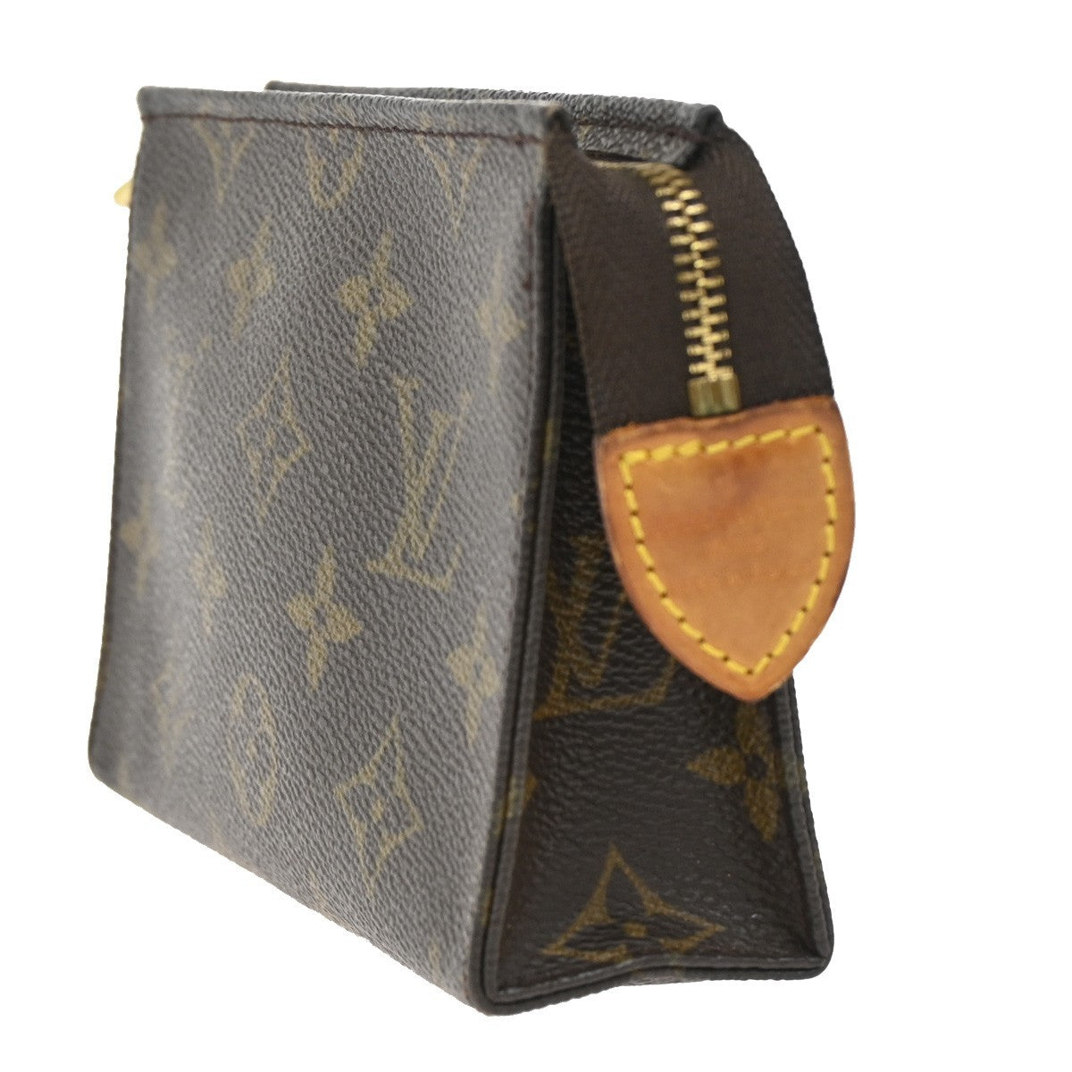 LOUIS VUITTON Poche Toilette 15 Clutch Pouch Bag Monogram Leather M47546 66KB679