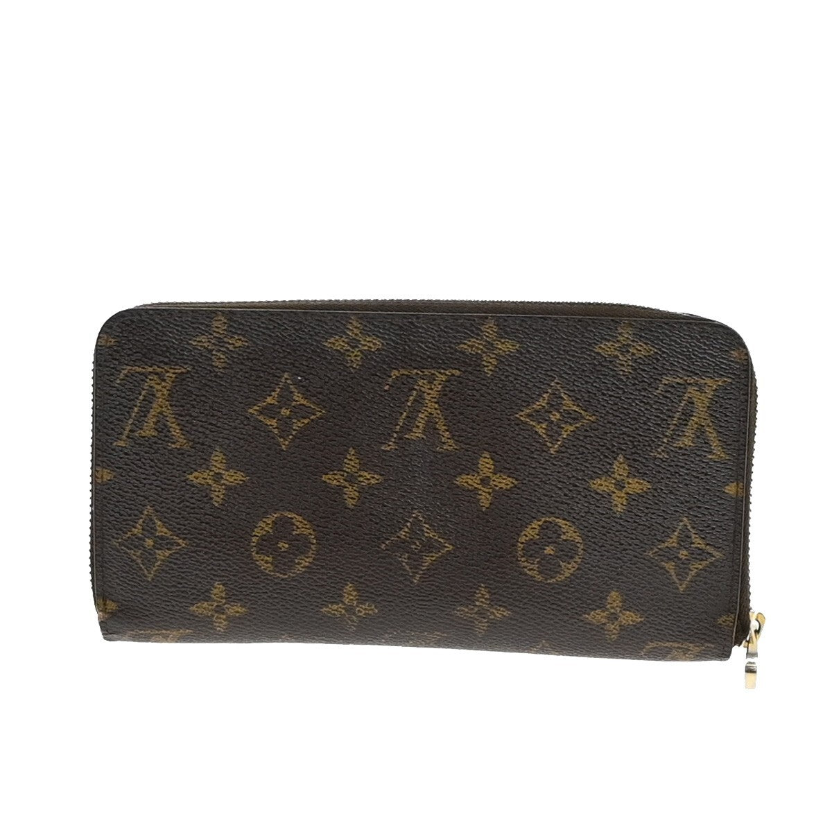 LOUIS VUITTON Zippy Wallet Long Bifold Monogram Leather Brown M60017 67EE177