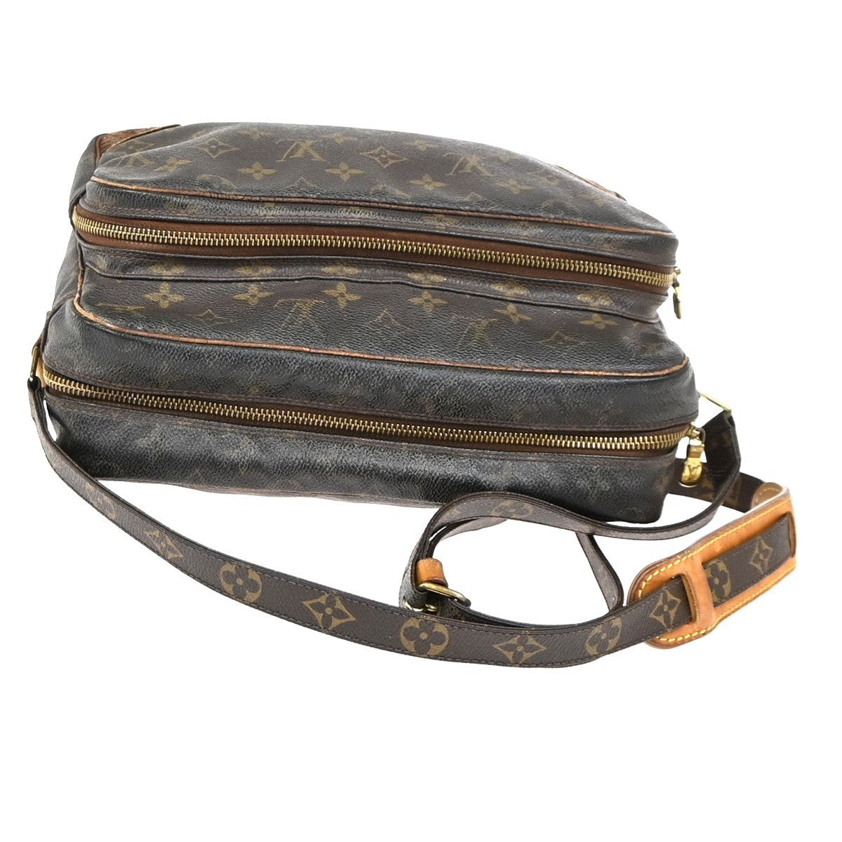 LOUIS VUITTON Nile Crossbody Shoulder Bag Monogram Leather Brown M45244 04YJ069