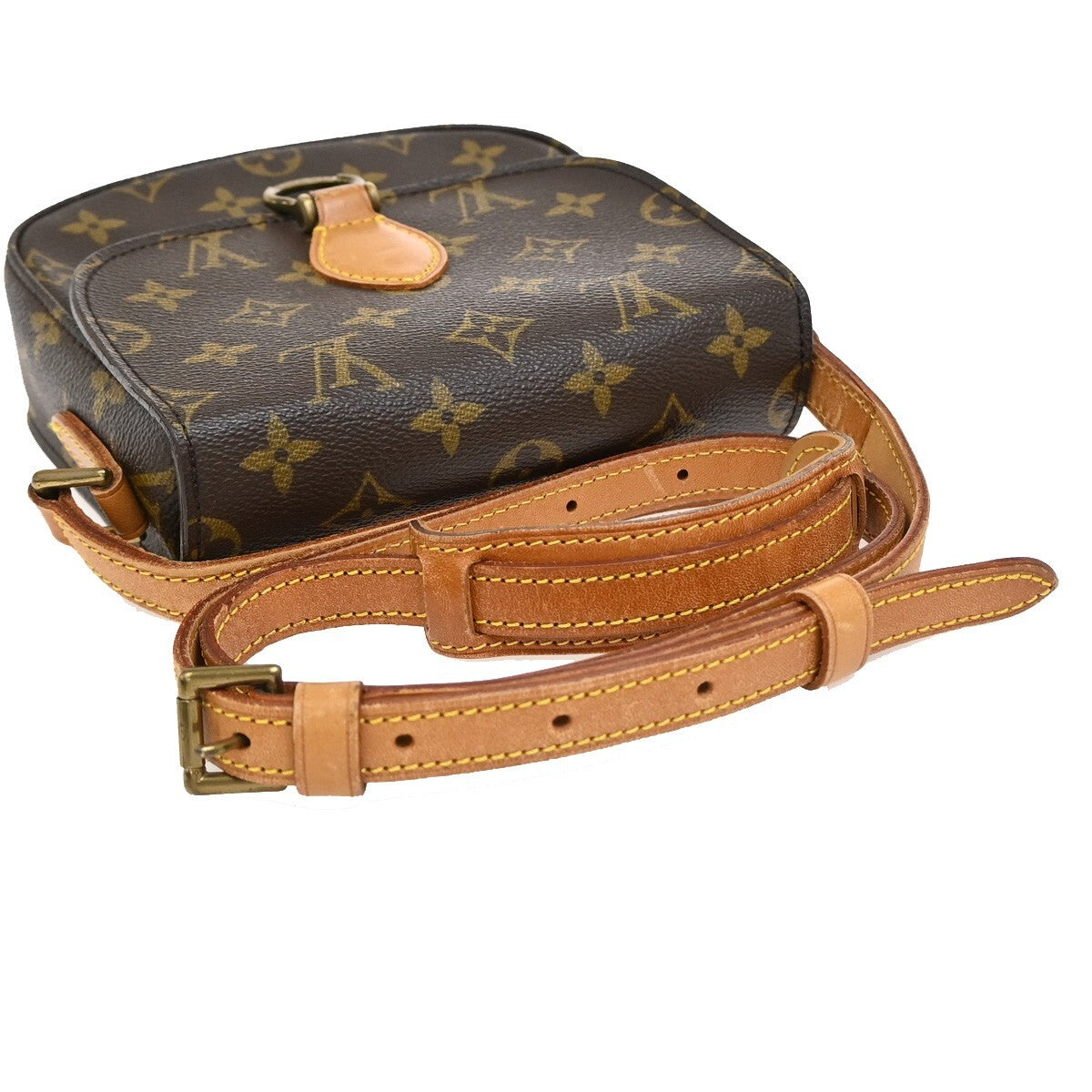 LOUIS VUITTON Mini Saint Cloud Shoulder Bag Monogram Leather BN M51244 89EE279