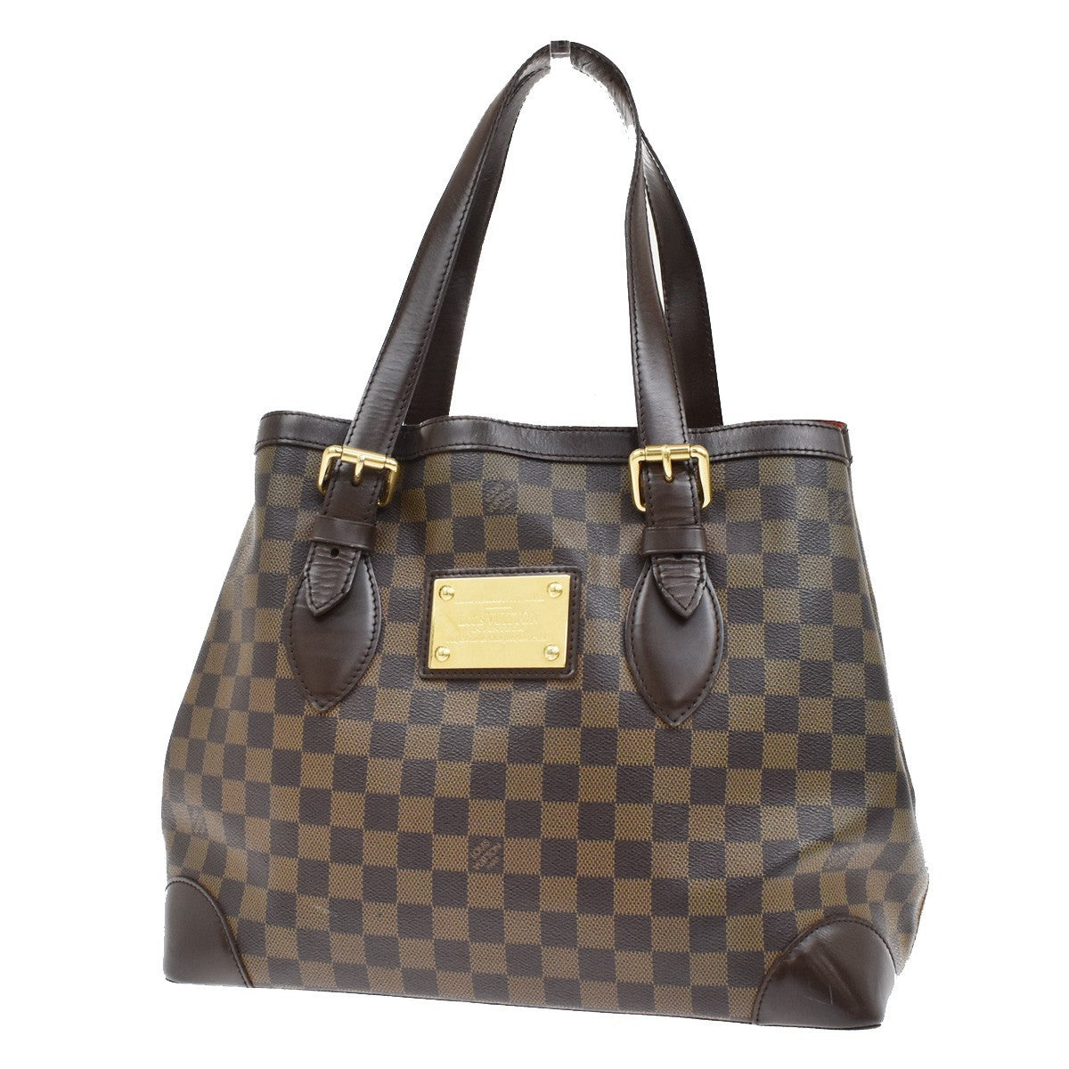 LOUIS VUITLOUIS VUITTON Hampstead MM Shoulder Bag Damier Leather N51204 16KB253