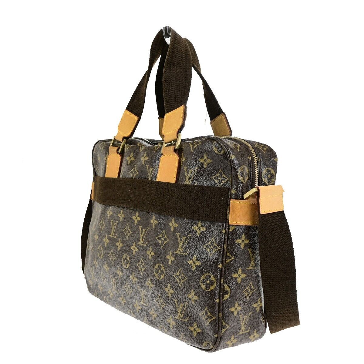 LOUIS VUITTON Sac Bosphore 2way Hand Bag Monogram Leather Brown M40043 54ED348