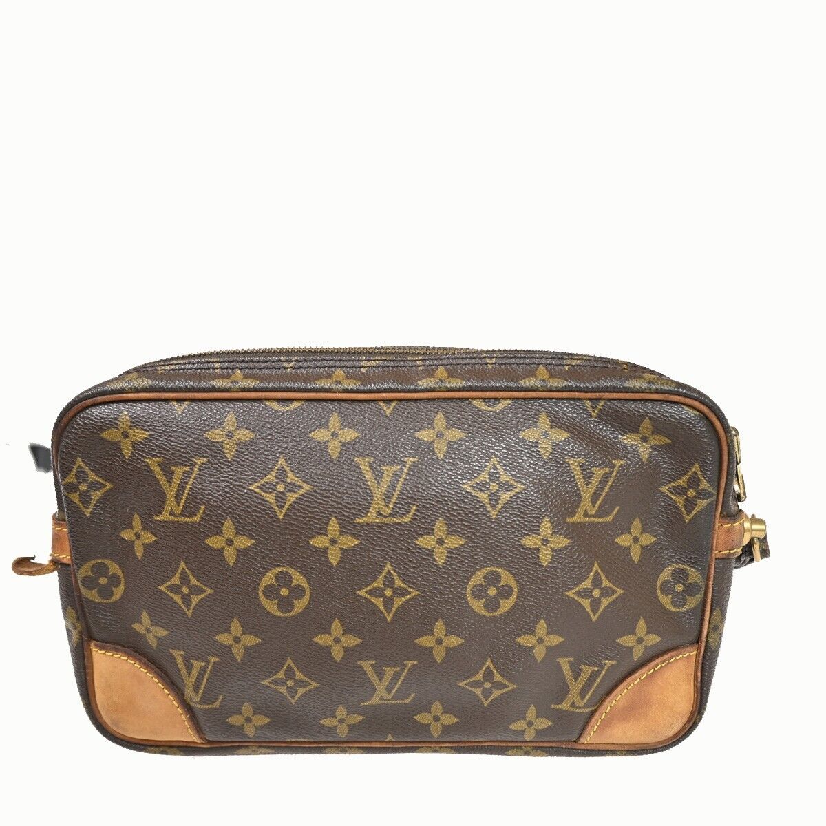 LOUIS VUITTON Marly Dragonne GM Clutch Hand Bag Monogram Brown M51825 36HB862