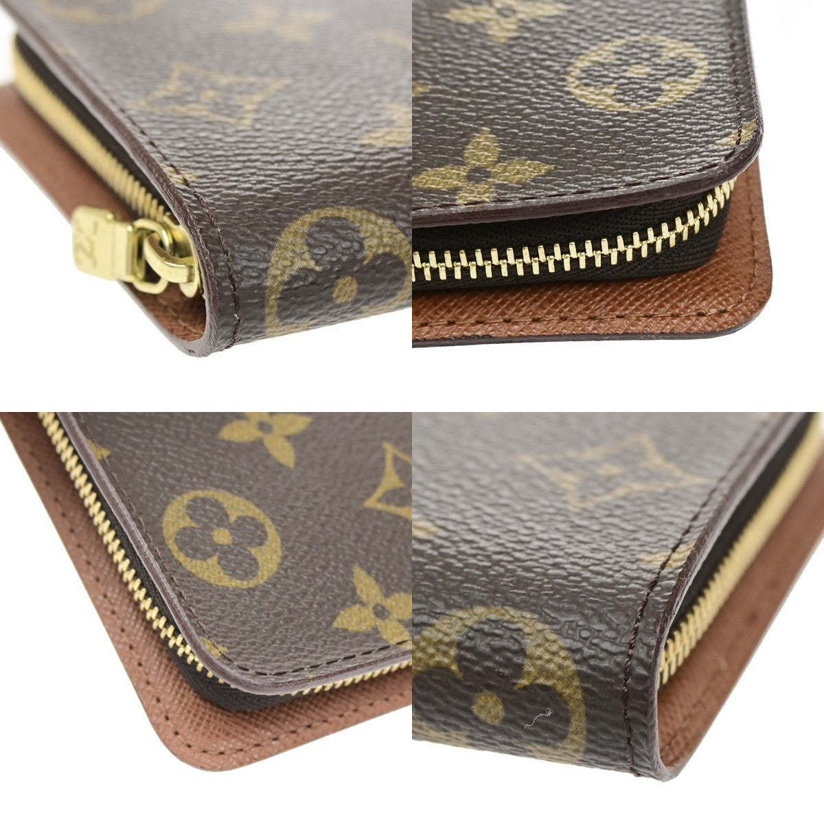 LOUIS VUITTON Porte Monnaie Zip Ling Wallet Monogram Leather BN M61727 80YJ246