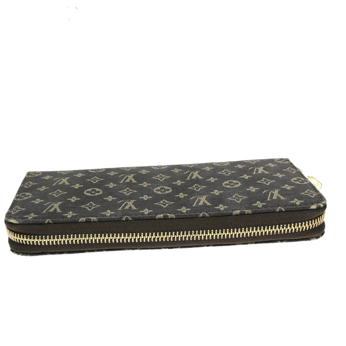 LOUIS VUITTON Zippy Wallet Monogram Mini Lin Canvas Leather BN M95235 69YF036