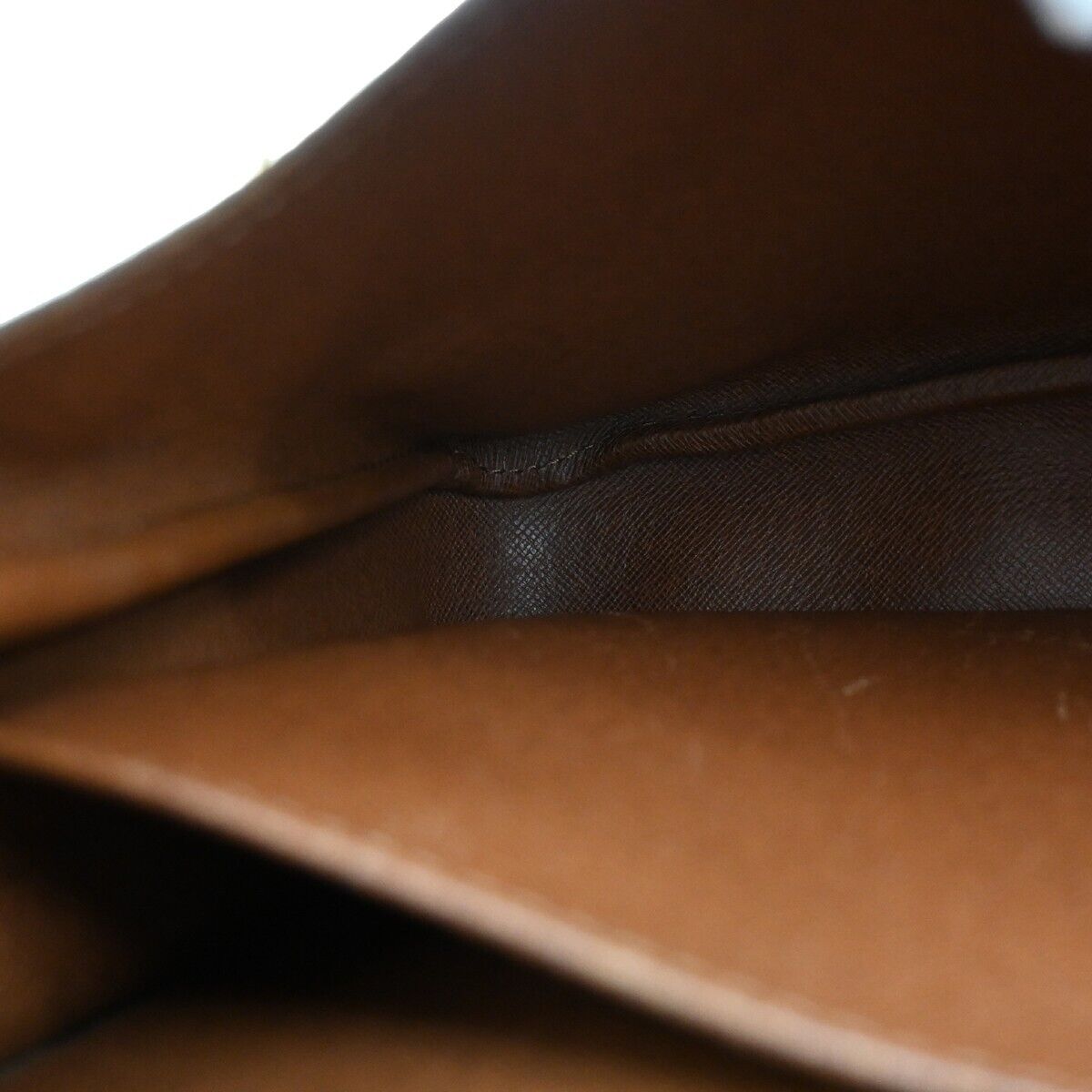 LOUIS VUITTON Cartouchiere GM Shoulder Bag Monogram Leather Brown M51252 83EA173