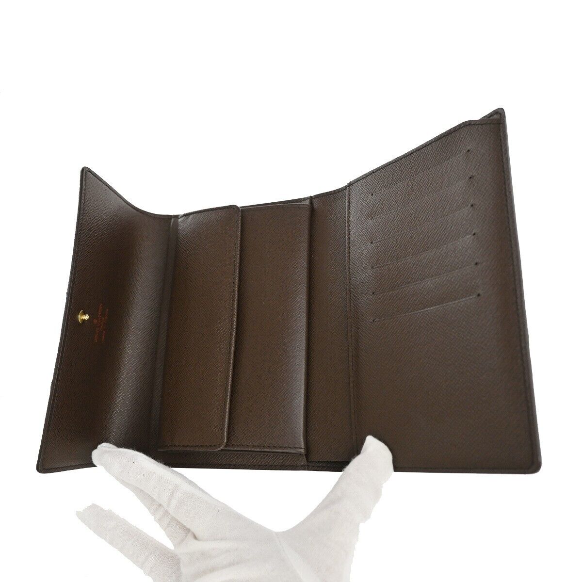 LOUIS VUITTON Porte Tresor Etui Papier Trifold Wallet Damier BN N61202 18RJ327