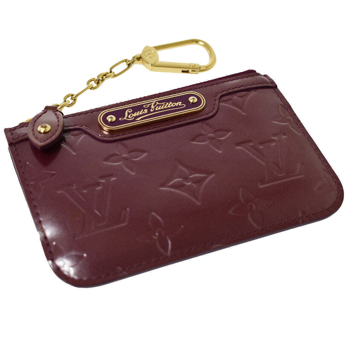 LOUIS VUITTON Pochette Cles Coin Wallet Monogram Vernis Violette M93560 69YC262