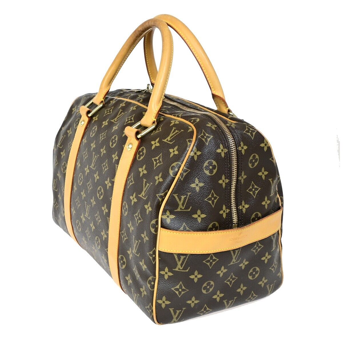 LOUIS VUITTON Carryall Travel Hand Bag Monogram Leather Brown M40074 22RF157