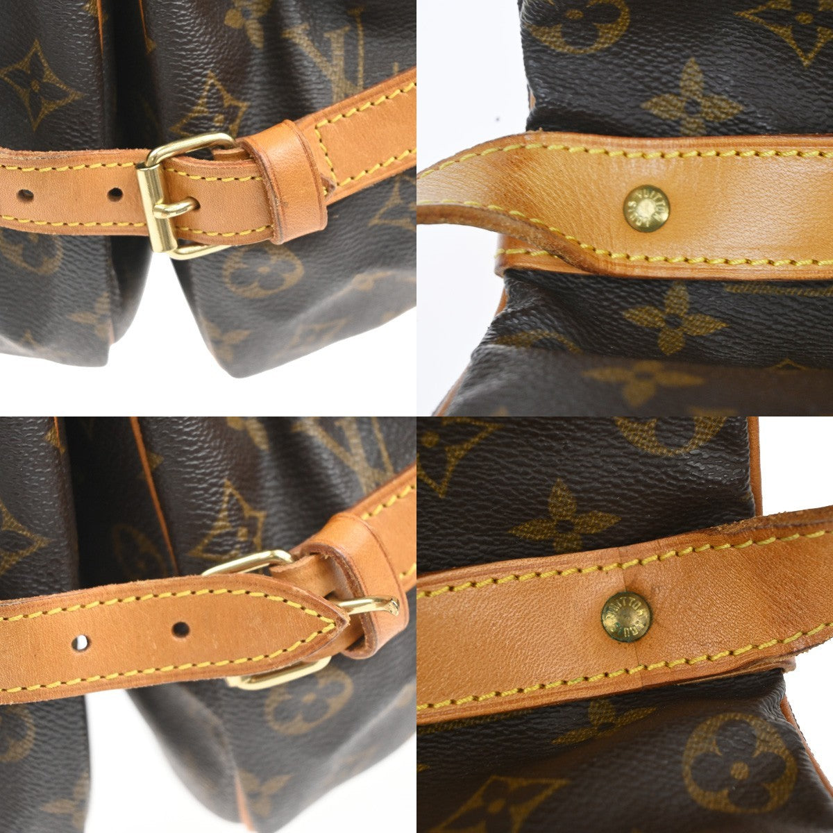 LOUIS VUITTON Saumur 35 Shoulder Bag Monogram Leather BN France M42254 74KC864