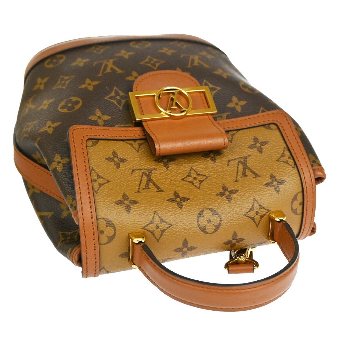 LOUIS VUITTON Dauphine Backpack Bag Monogram Reverse Leather BN M45142 393RJ652