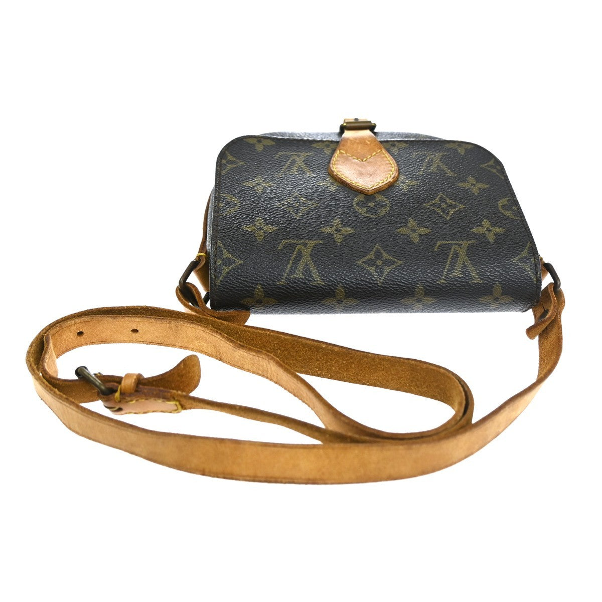LOUIS VUITTON Mini Cartouchiere Shoulder Bag Monogram Leather BN M51254 32KC134
