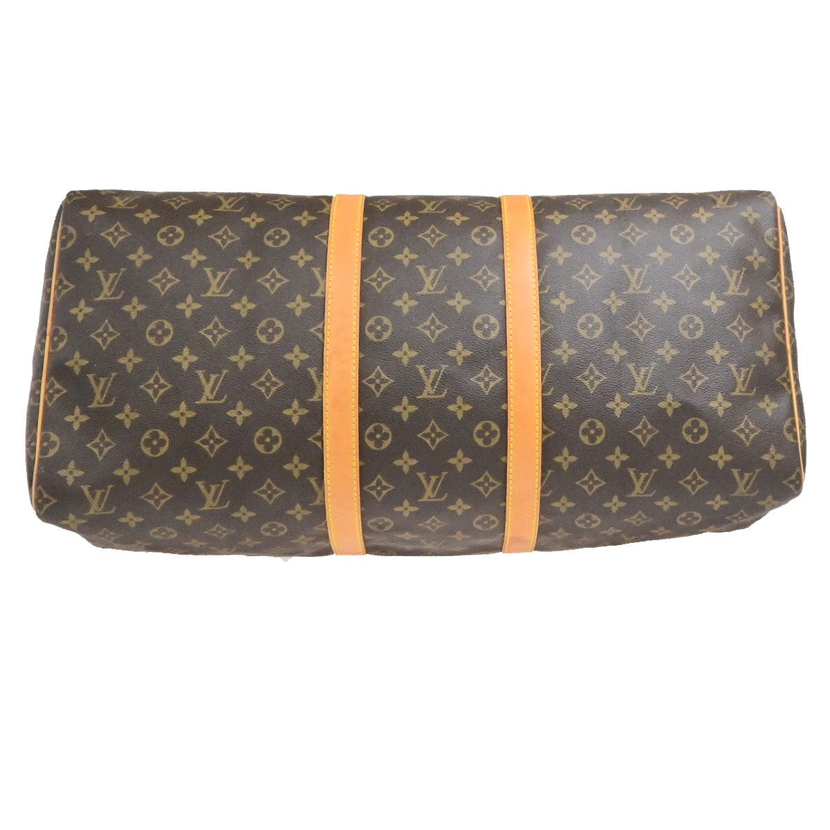 LOUIS VUITTON Keepall 55 Travel Hand Bag Monogram Leather Brown M41424 92YH095