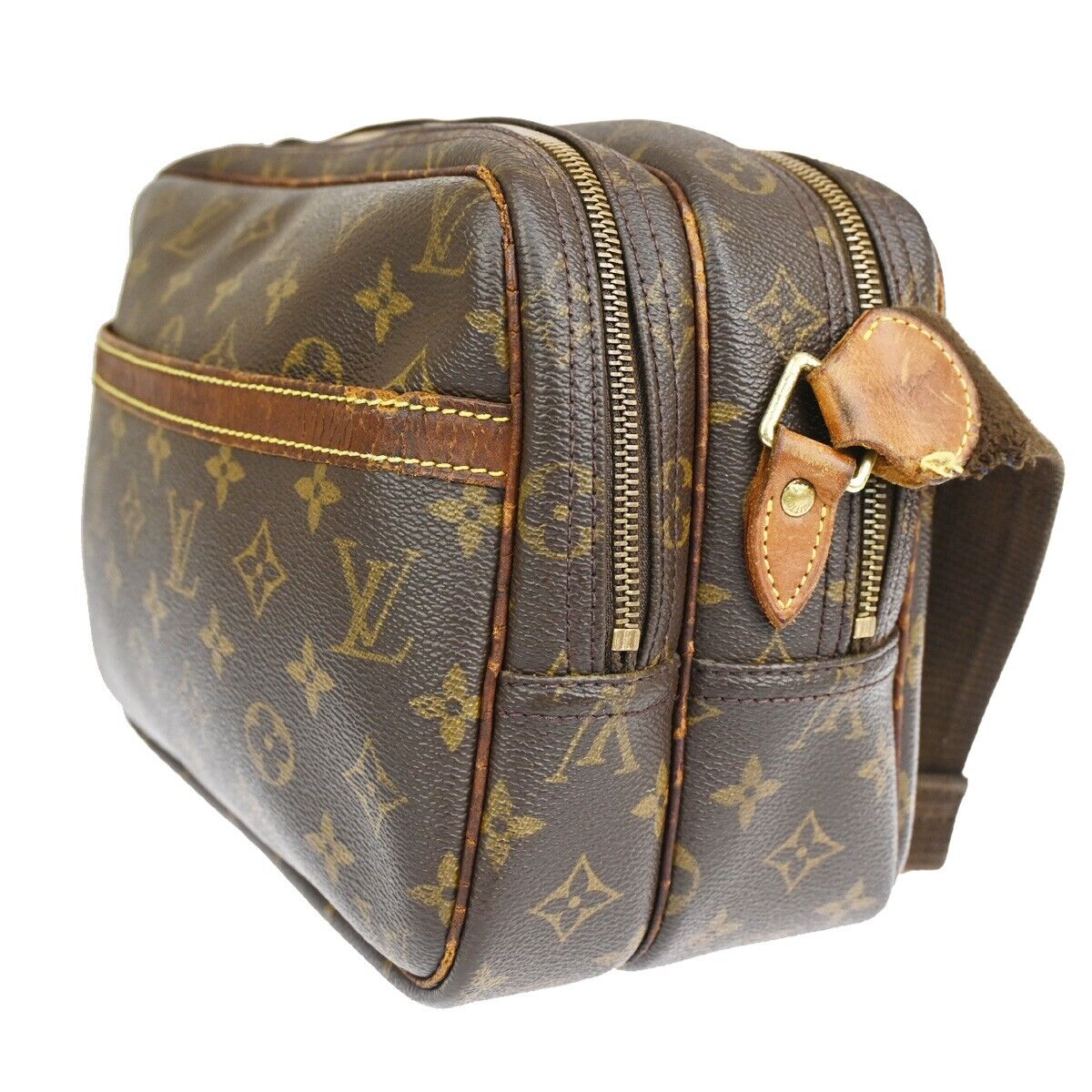 LOUIS VUITTON Reporter PM Crossbody Shoulder Bag Monogram Leather M45254 64YD410