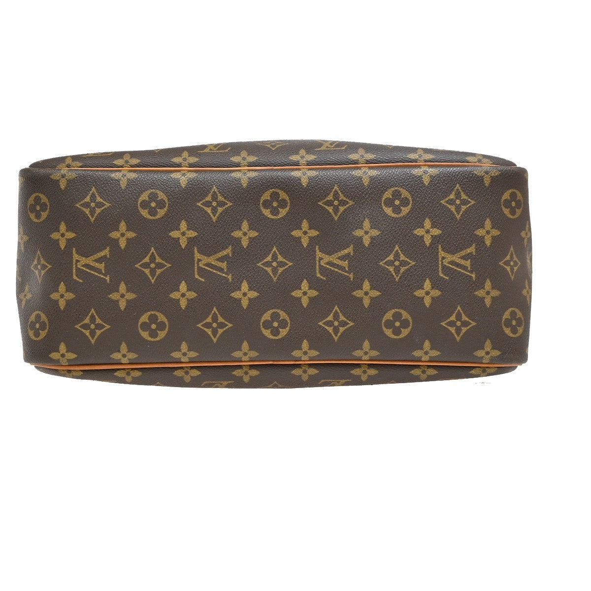 LOUIS VUITTON LV Logo Deauville Hand Bag Monogram Leather Brown M47270 73YH316