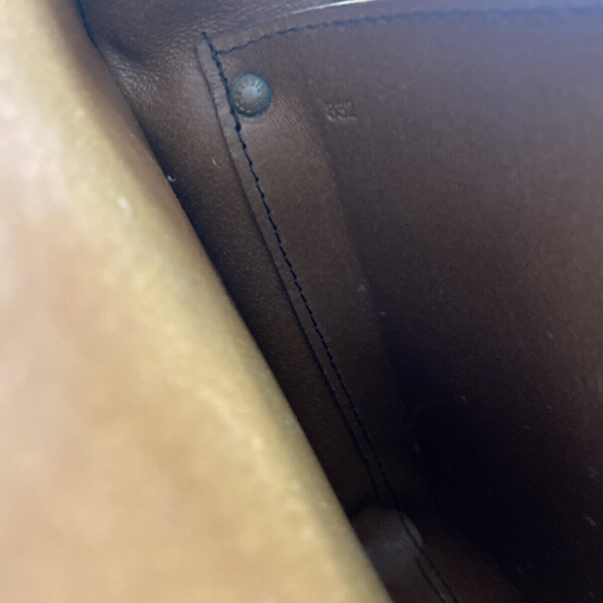 LOUIS VUITTON Cartouchiere GM Shoulder Bag Monogram Leather Brown M51252 60YG597