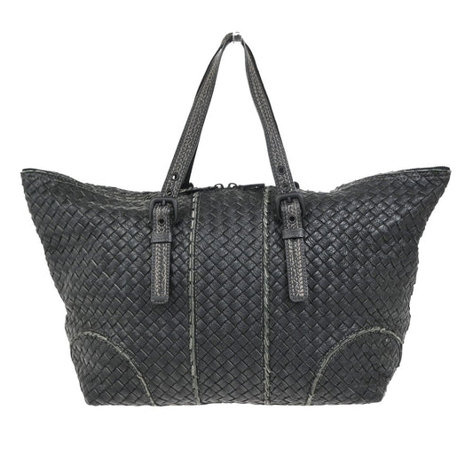 BOTTEGA VENETA Logo Intrecciato Shoulder Bag Vivo Cervo Leather Italy 46YJ055