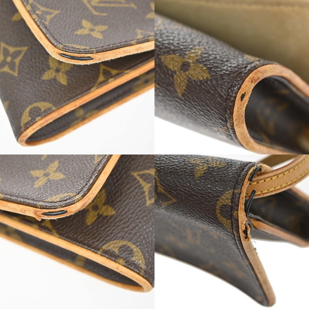 LOUIS VUITTON Pochette Twin GM 2Way Shoulder Bag Monogram Brown M51852 62YH953