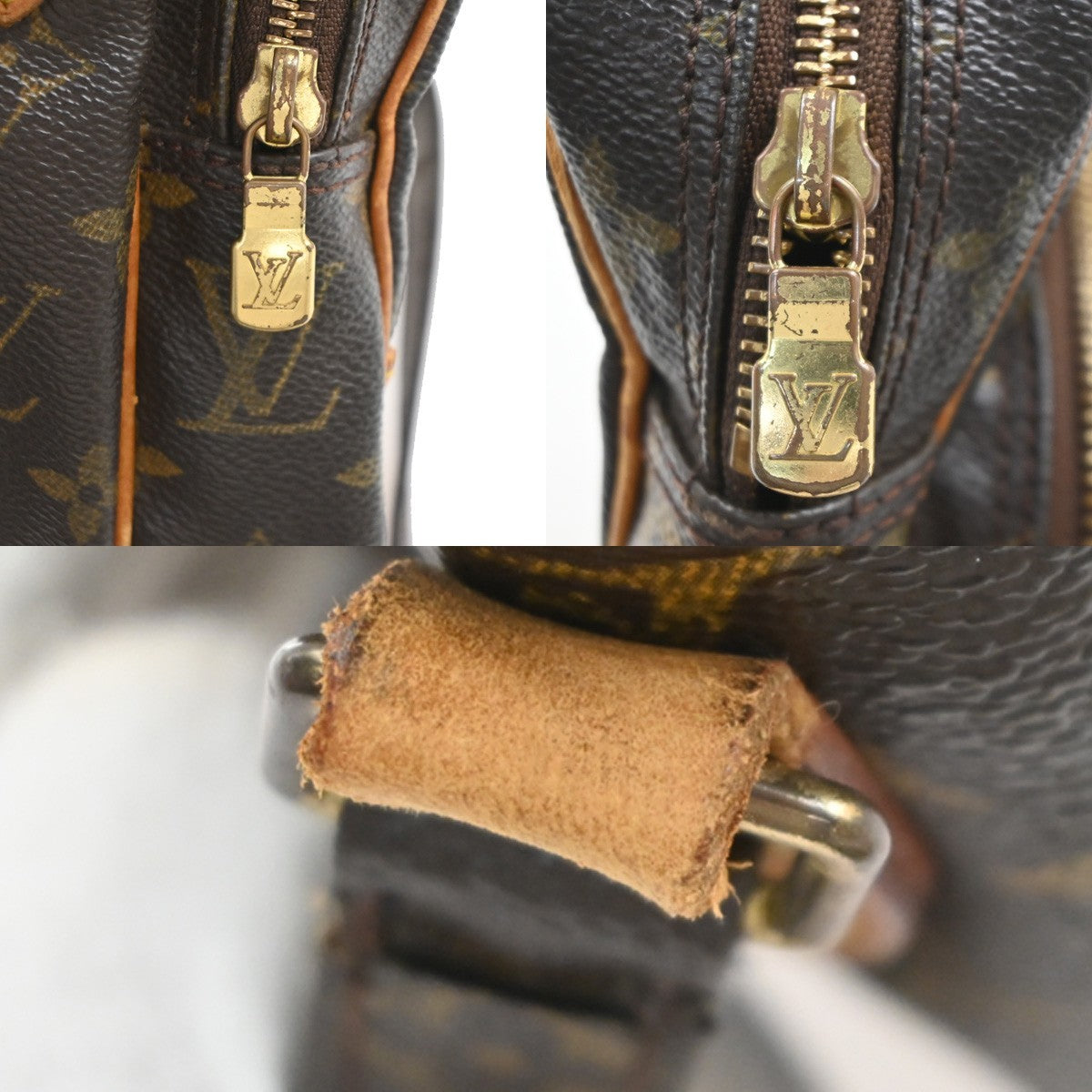 LOUIS VUITTON Amazon Crossbody Shoulder Bag Monogram Leather BN M45236 34PA093