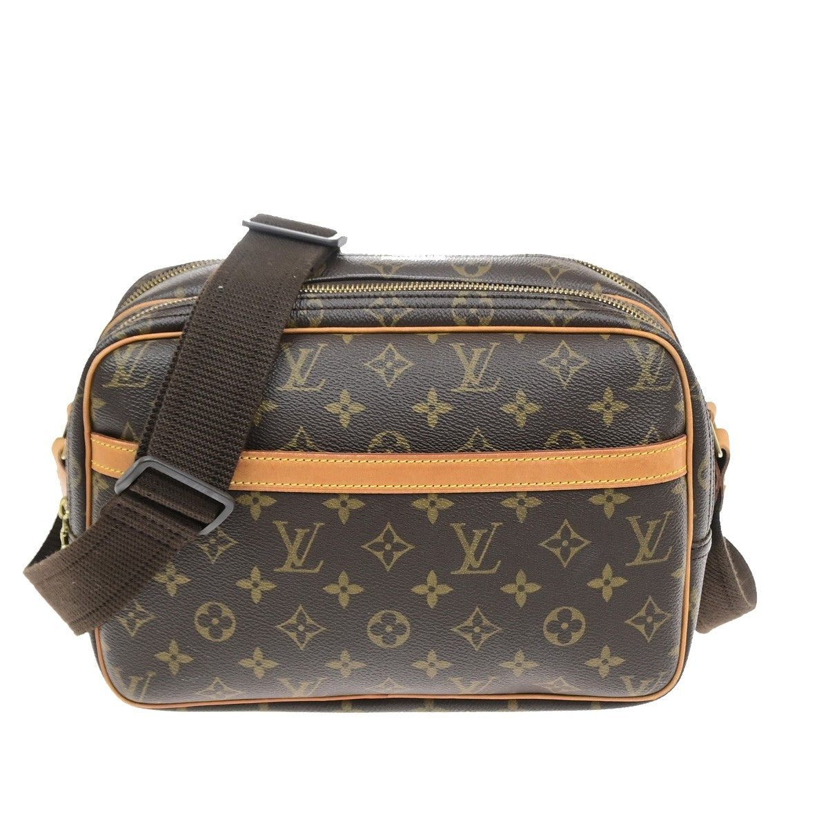 LOUIS VUITTON Reporter Crossbody Shoulder Bag Monogram Leather BN M45254 35MA707