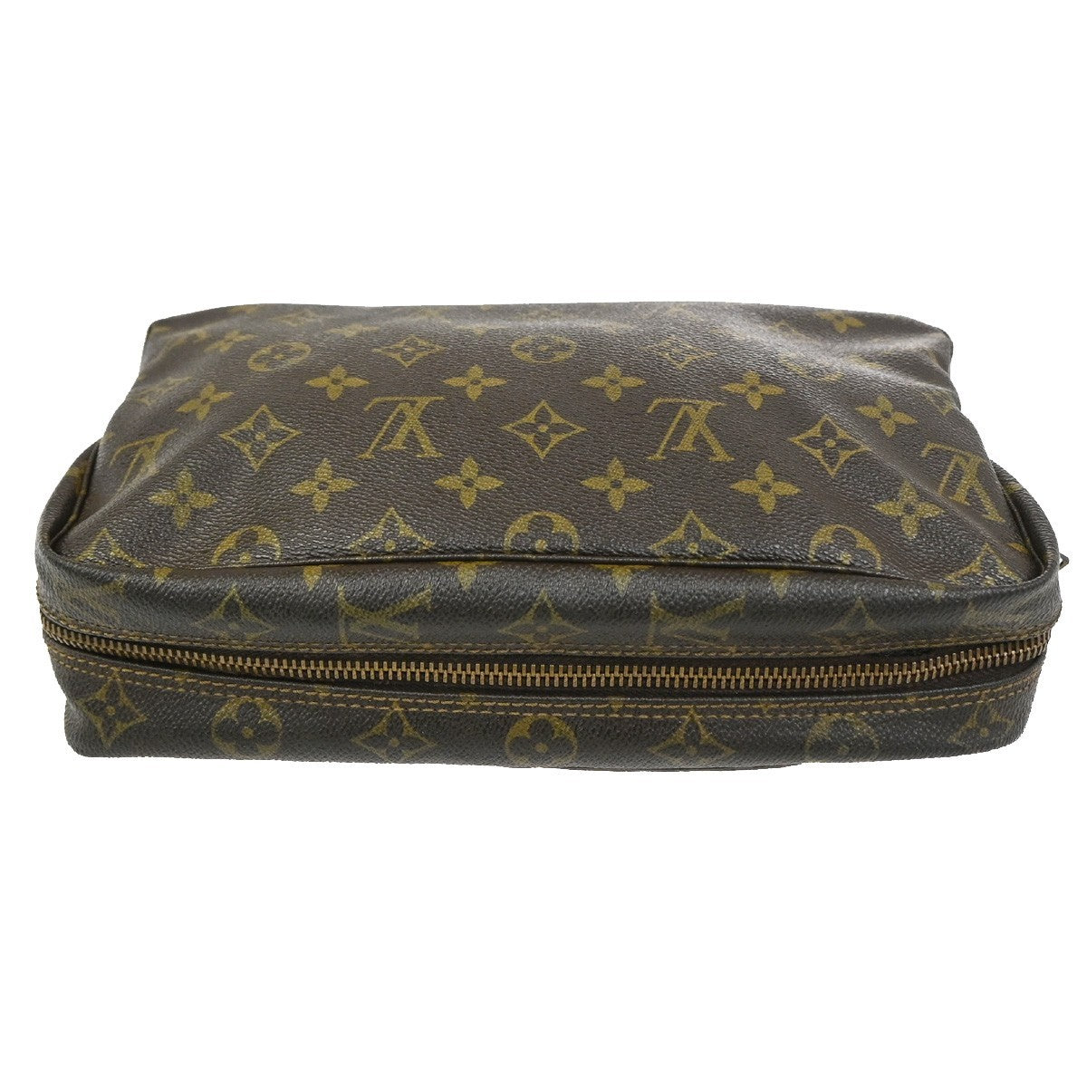 LOUIS VUITTON Trousse Toilette 28 Clutch Hand Bag Monogram Brown M47522 09SA055