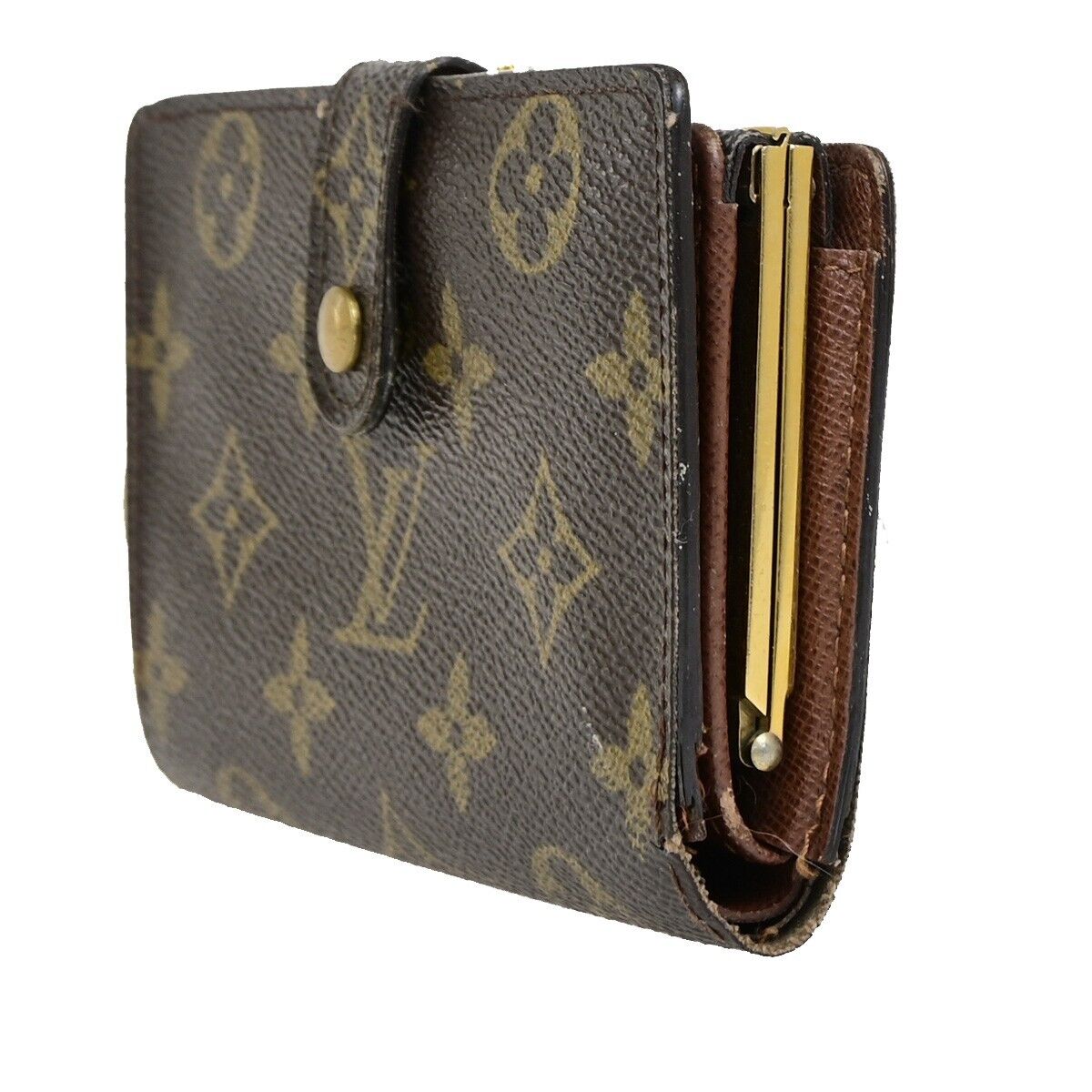LOUIS VUITTON Portefeuille Viennois Bifold Wallet Monogram Brown M61674 62KA399