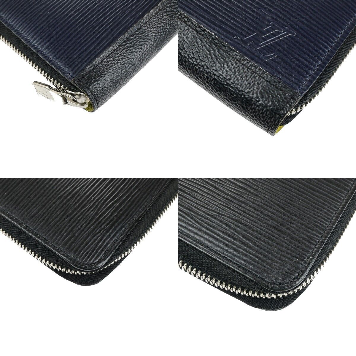 LOUIS VUITTON Zippy Organizer Wallet Epi Damier Graphite Leather M68227 81KA507