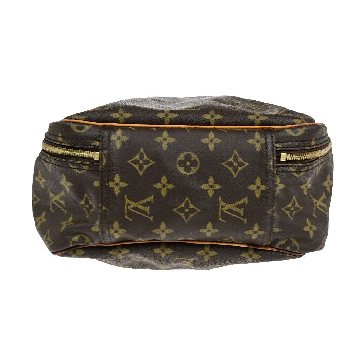 LOUIS VUITTON Excursion Shoes Hand Bag Monogram Leather Brown M41450 30ED298