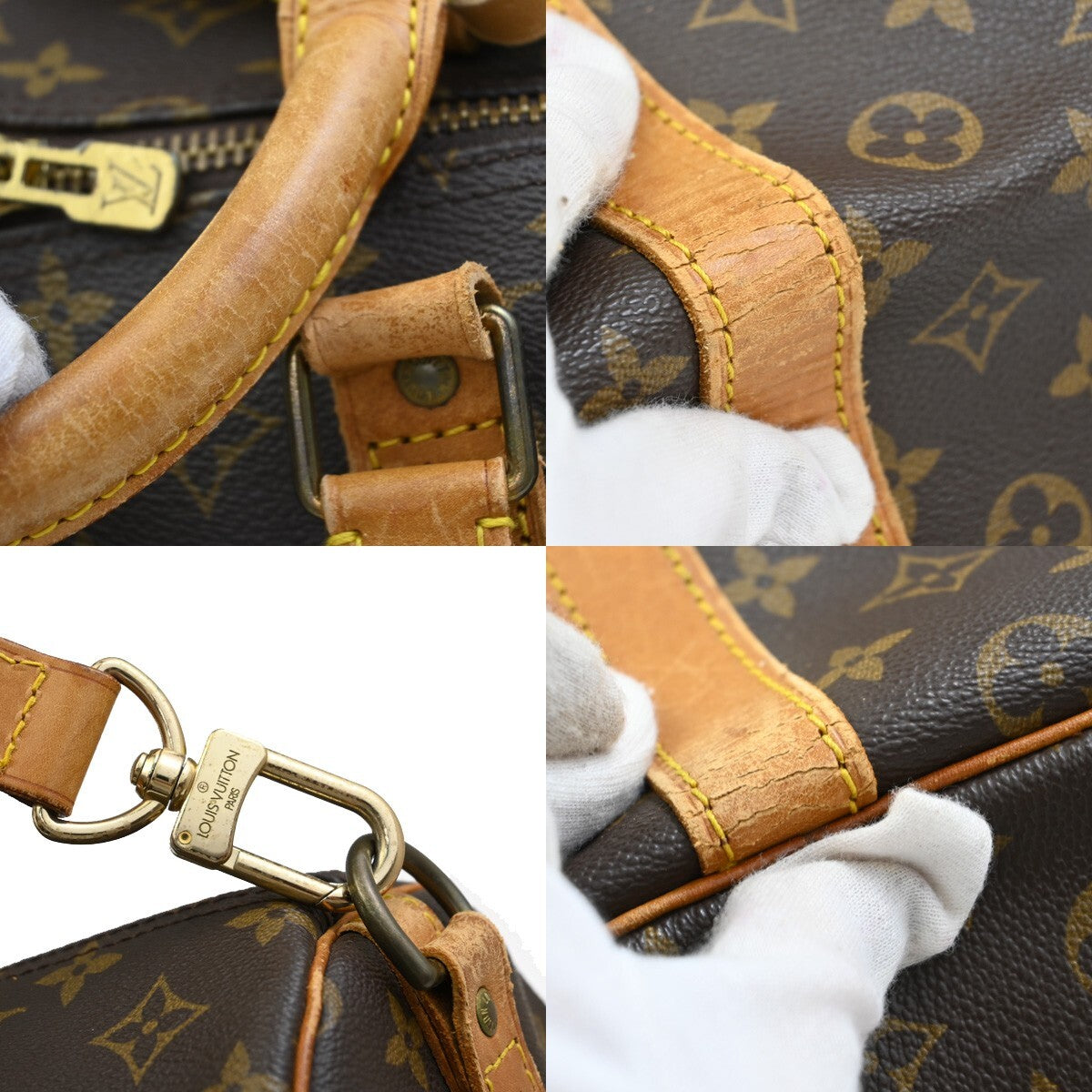LOUIS VUITTON Keepall Bandouliere 60 2Way Hand Bag Monogram BN M41412 77EE228