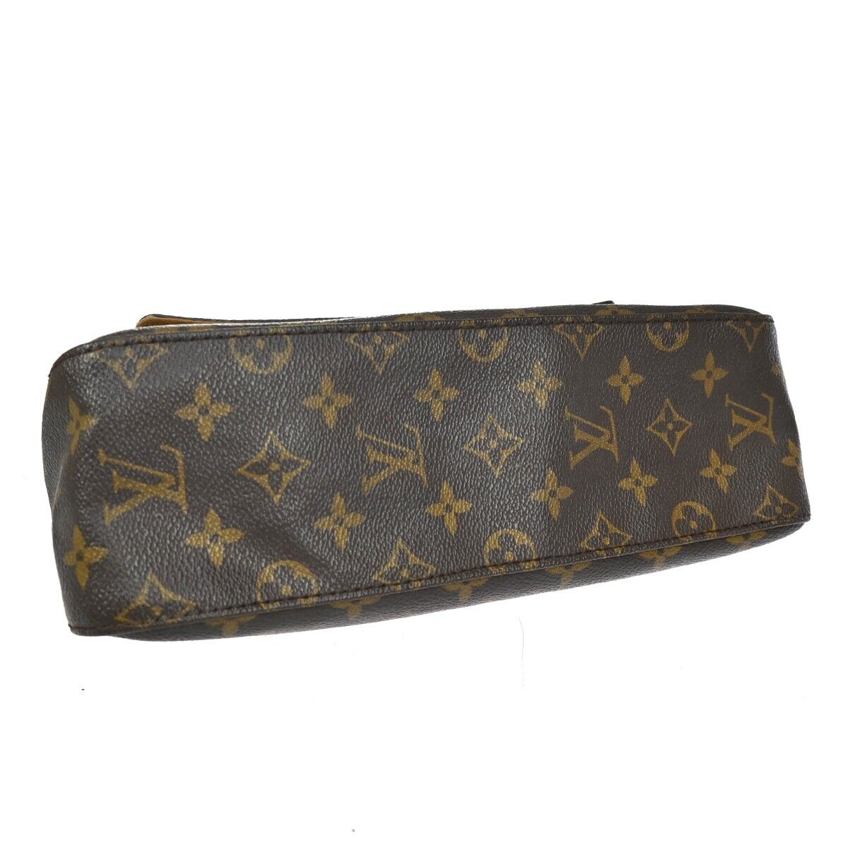 LOUIS VUITTON Mini Looping Hand Bag Monogram Leather Brown France M51147 98ED470