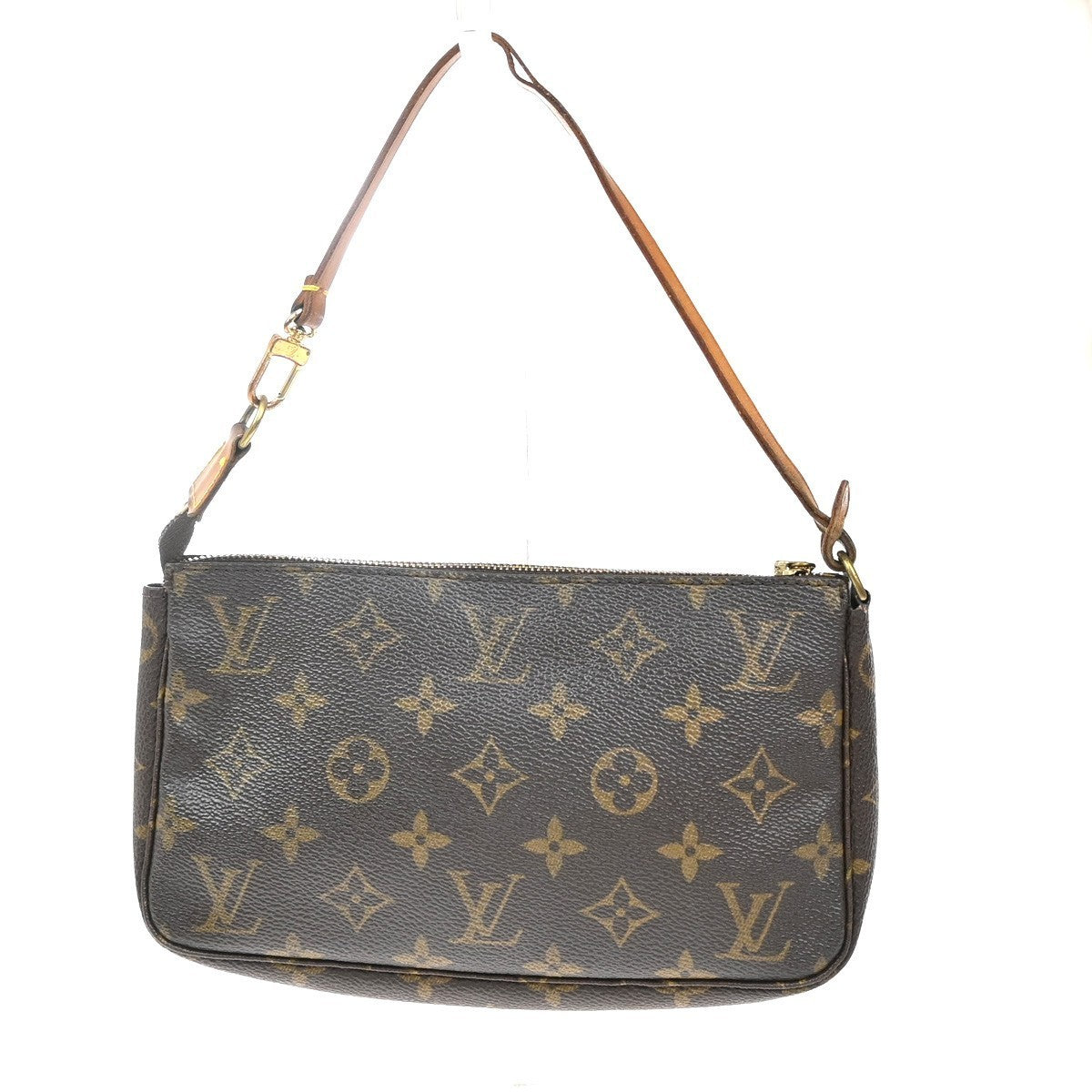 LOUIS VUITTON Pochette Accessoires Hand Bag Monogram Leather BN M51980 84KP295