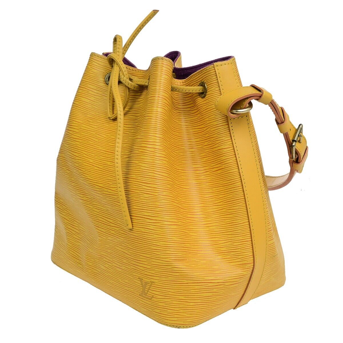 LOUIS VUITTON Petit Noe Drawstring Shoulder Bag Epi Leather YW M44109 34FB354