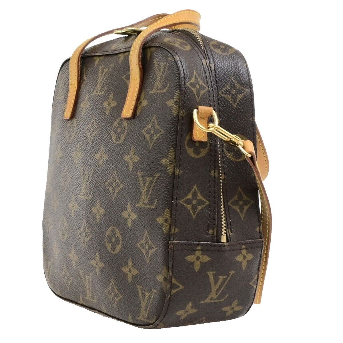 LOUIS VUITTON Spontini 2Way Shoulder Hand Bag Monogram Leather M47500 87ED488