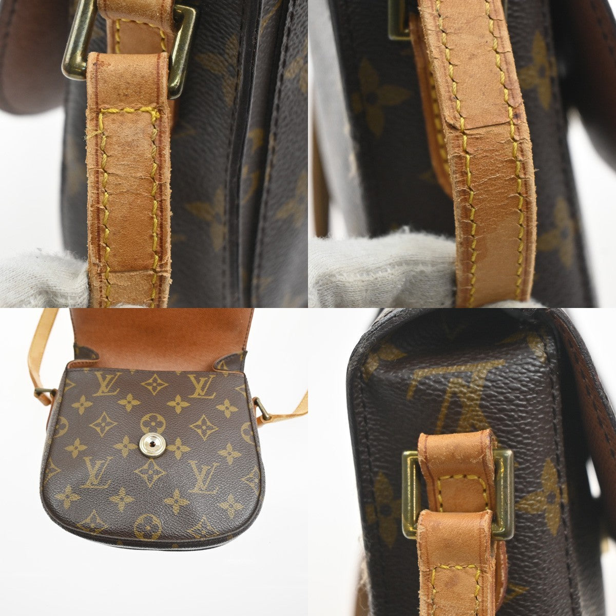 LOUIS VUITTON Mini Saint Cloud Shoulder Bag Monogram Leather BN M51244 32MA505