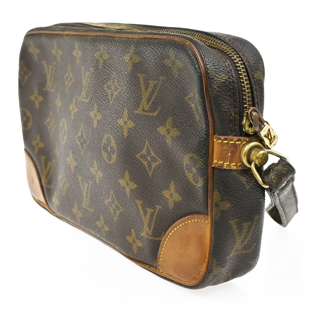 LOUIS VUITTON Marly Dragonne GM Clutch Hand Bag Monogram Brown M51825 05KC609