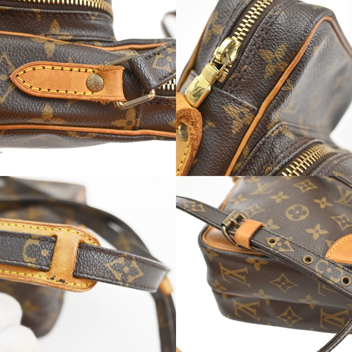 LOUIS VUITTON Amazon Crossbody Shoulder Bag Monogram Leather BN M45236 67SA031