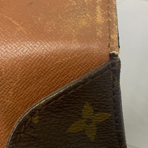 LOUIS VUITTON Cartouchiere GM Shoulder Bag Monogram Leather Brown M51252 67KC685