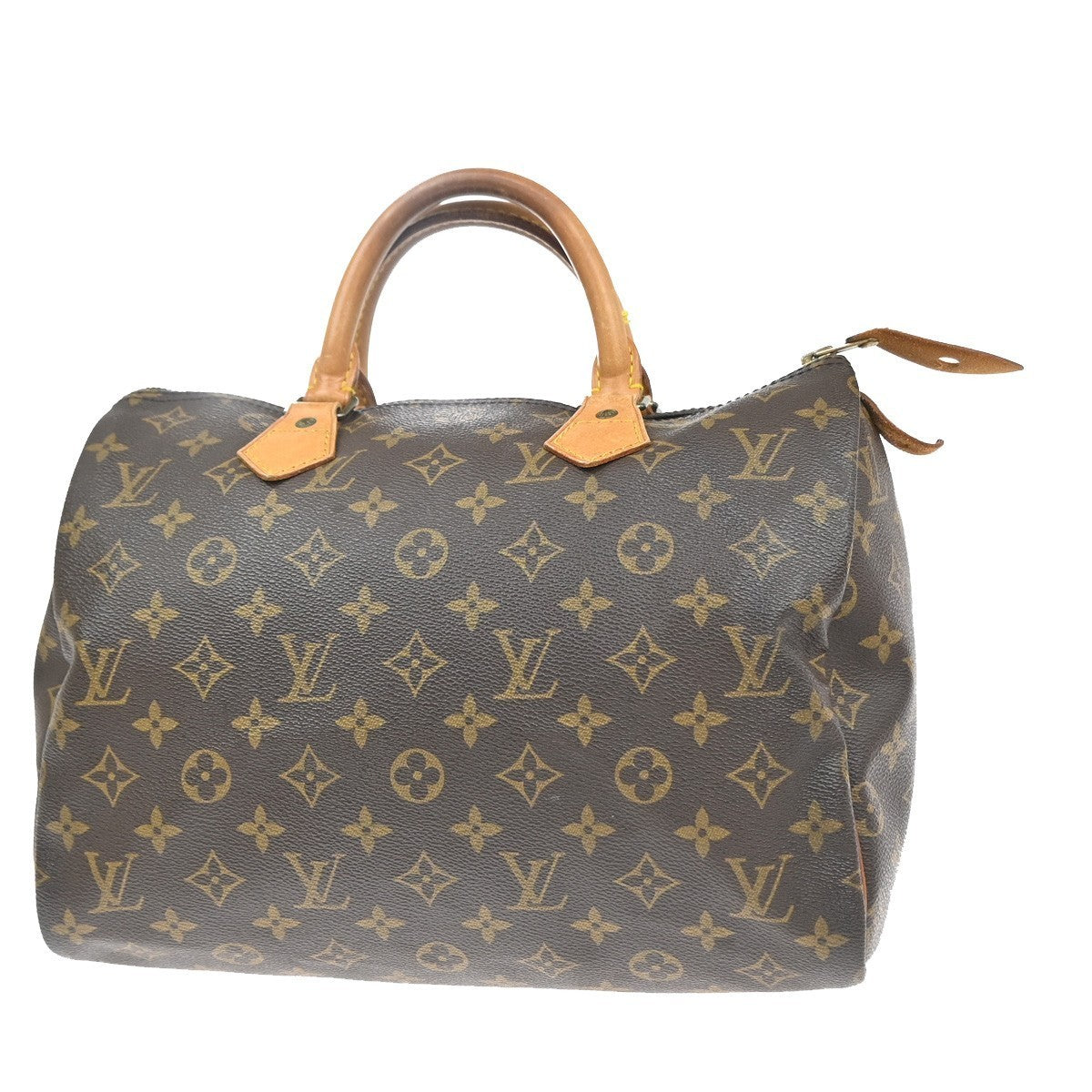 LOUIS VUITTON Speedy 30 Travel Hand Bag Monogram Leather Brown M41526 98YJ241