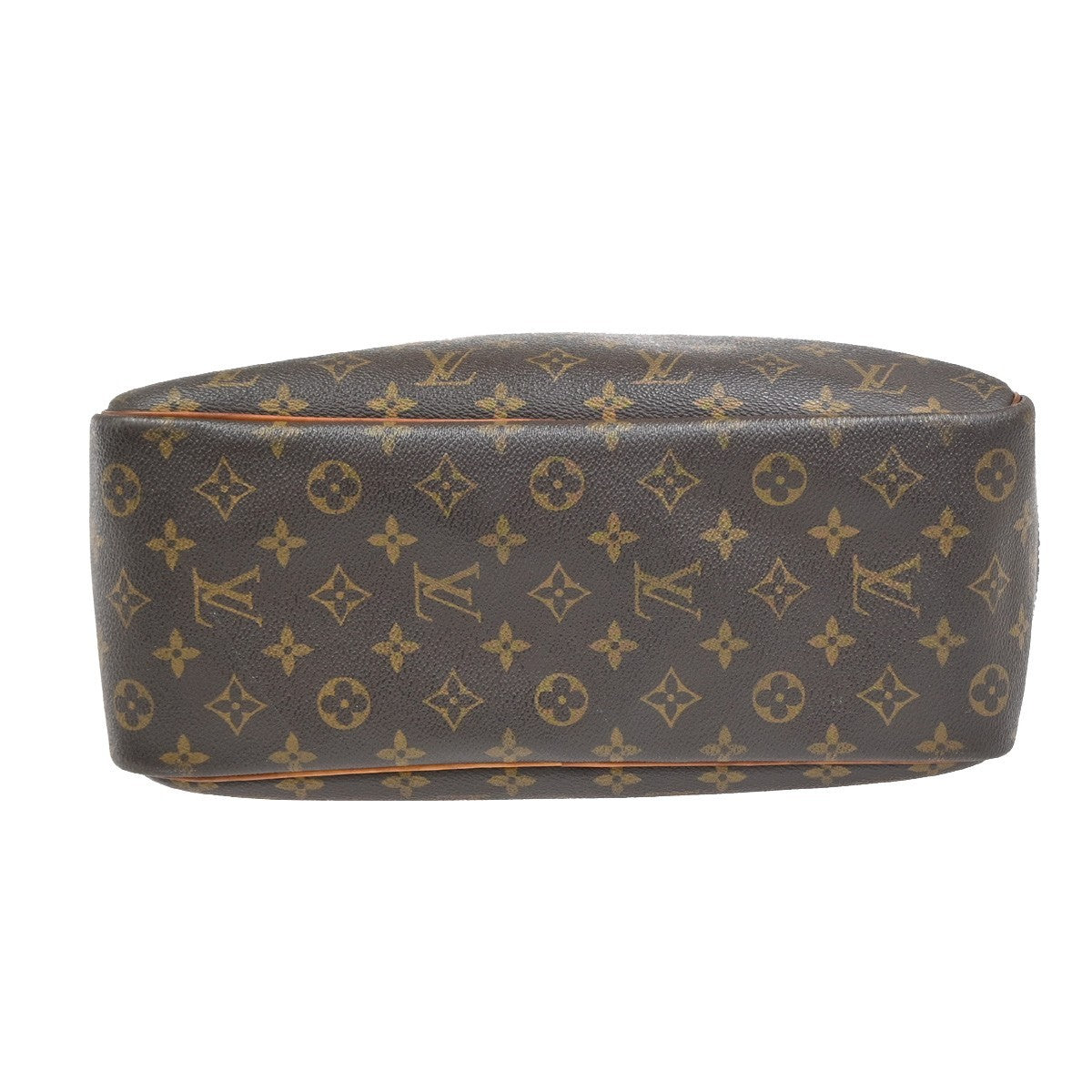 LOUIS VUITTON LV Logo Deauville Hand Bag Monogram Leather Brown M47270 31YH872
