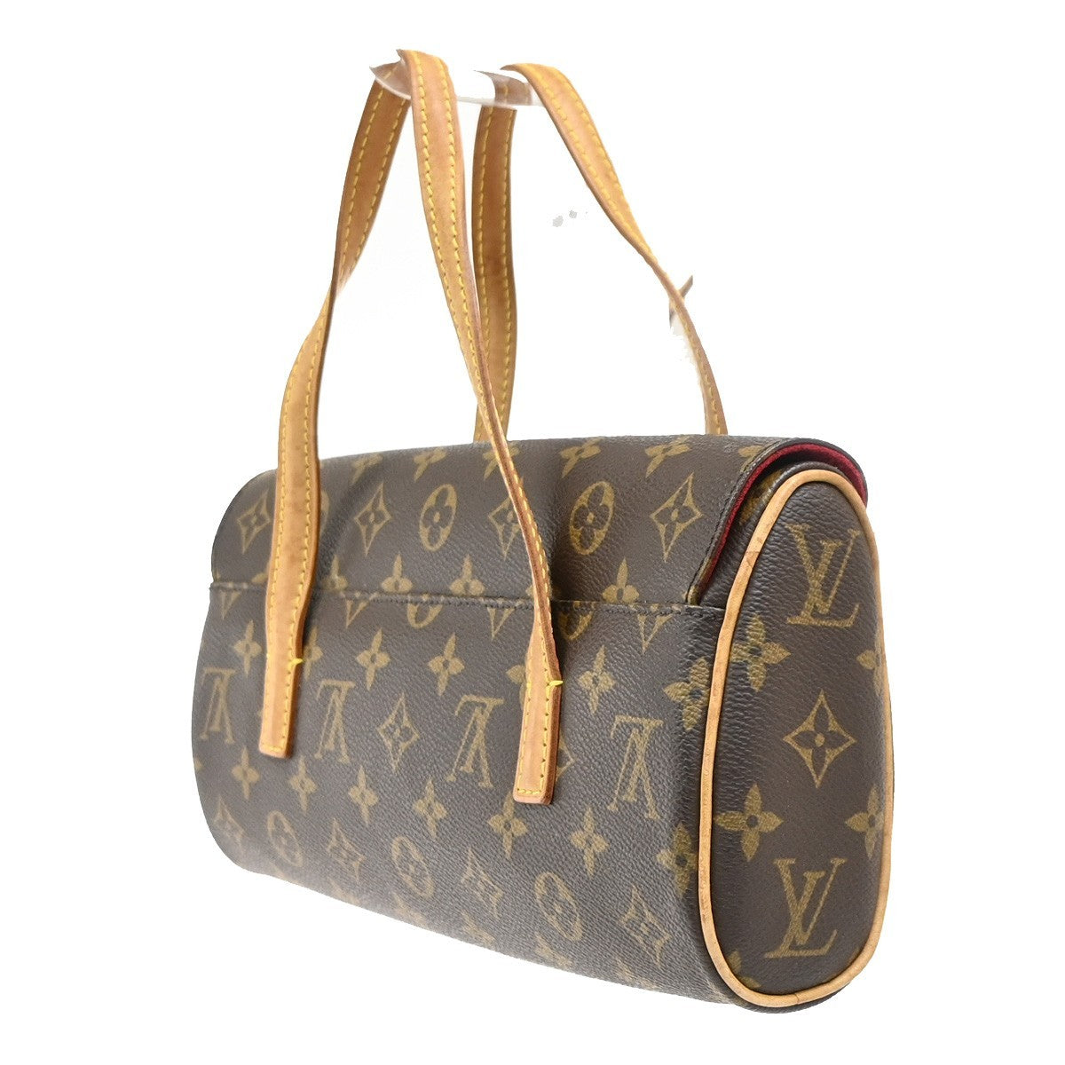 LOUIS VUITTON Sonatine Hand Bag Monogram Leather Brown France M51902 74MA597