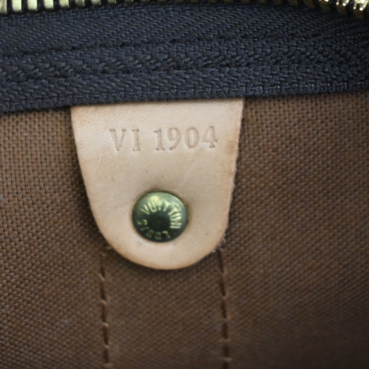 LOUIS VUITTON Keepall 50 Travel Hand Bag Monogram Leather Brown M41426 54PA013